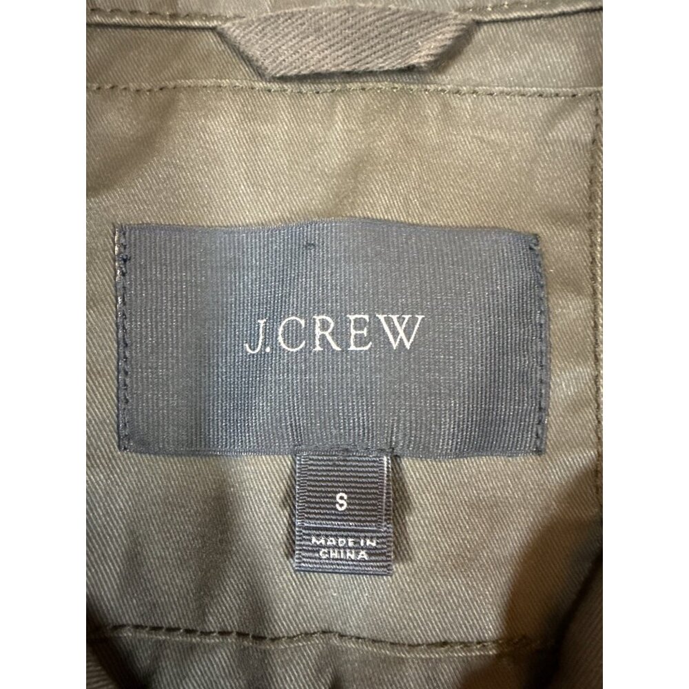 J.Crew The Downtown Field Jacket in olive green Zip Closure small (F328) - Picture 4 of 10